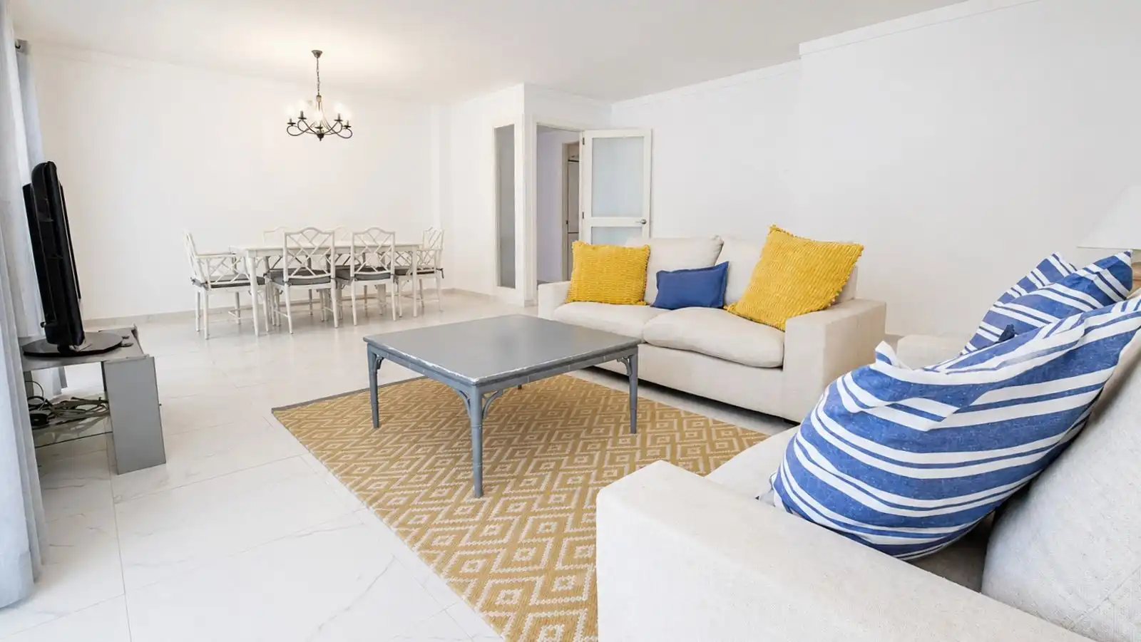 Sala d'estar de Apartament en venda en Pollença amb Aire condicionat, Calefacció i Jardí privat