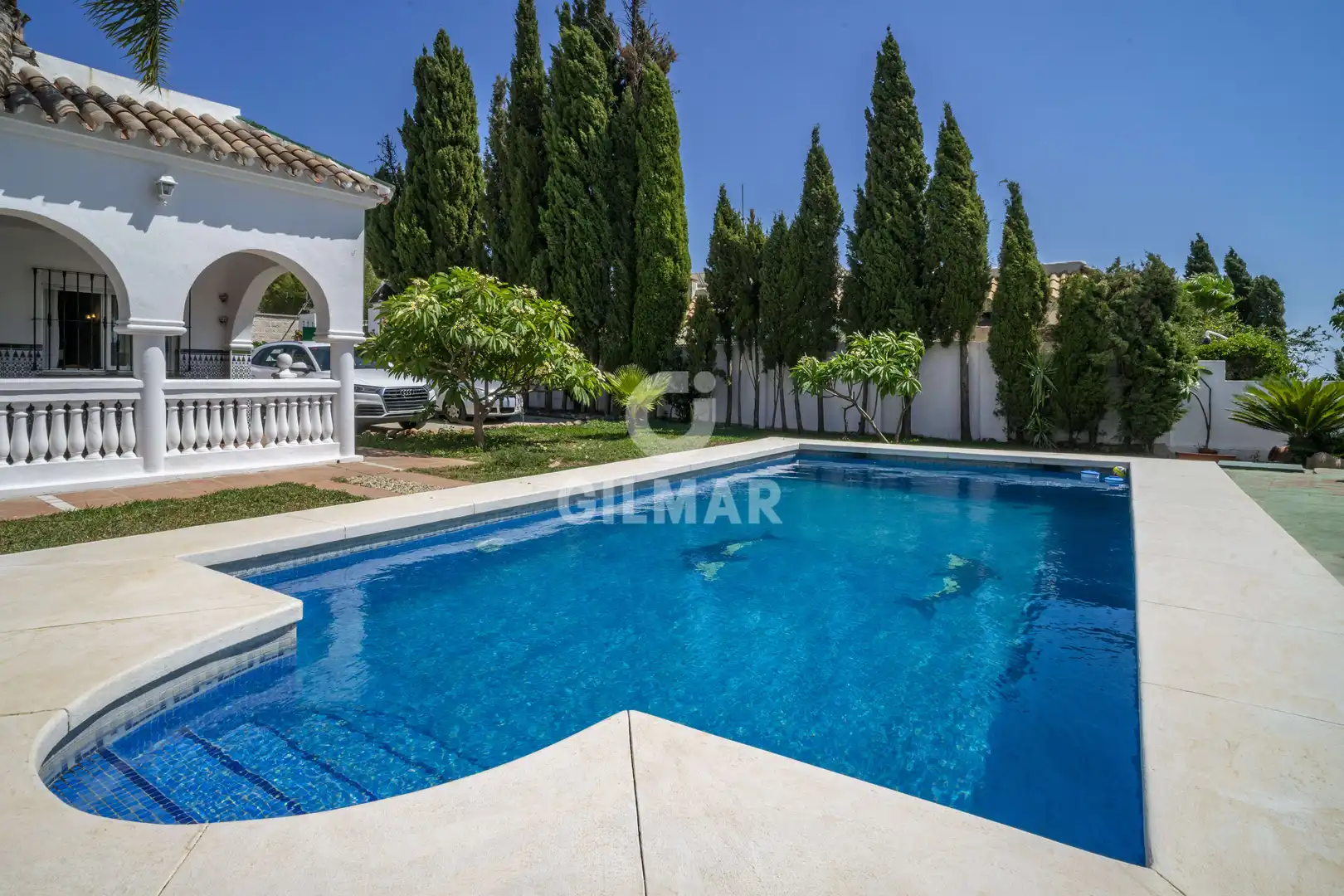 Jardí de Casa o xalet en venda en Estepona amb Jardí privat i Piscina