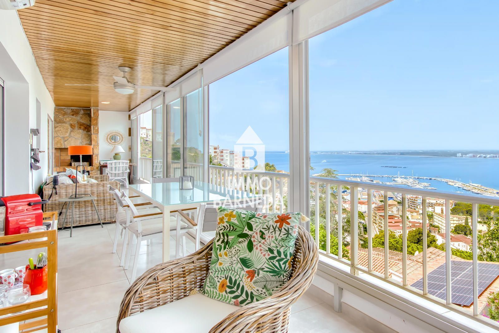 Balcony of Flat for sale in Roses  with Air Conditioner, Heating and Terrace