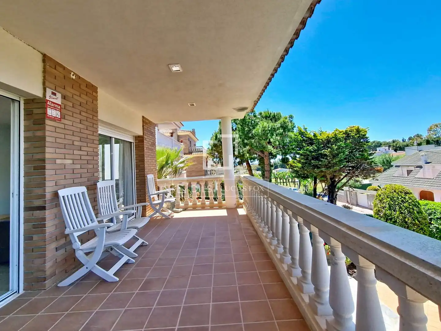 Terraza de Casa o chalet de alquiler en Cunit con Aire acondicionado, Calefacción y Jardín privado