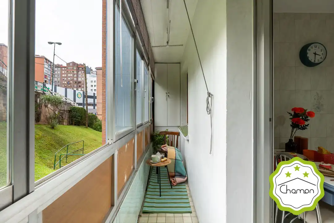 Terraza de Piso en venta en Bilbao  con Calefacción, Amueblado y Balcón
