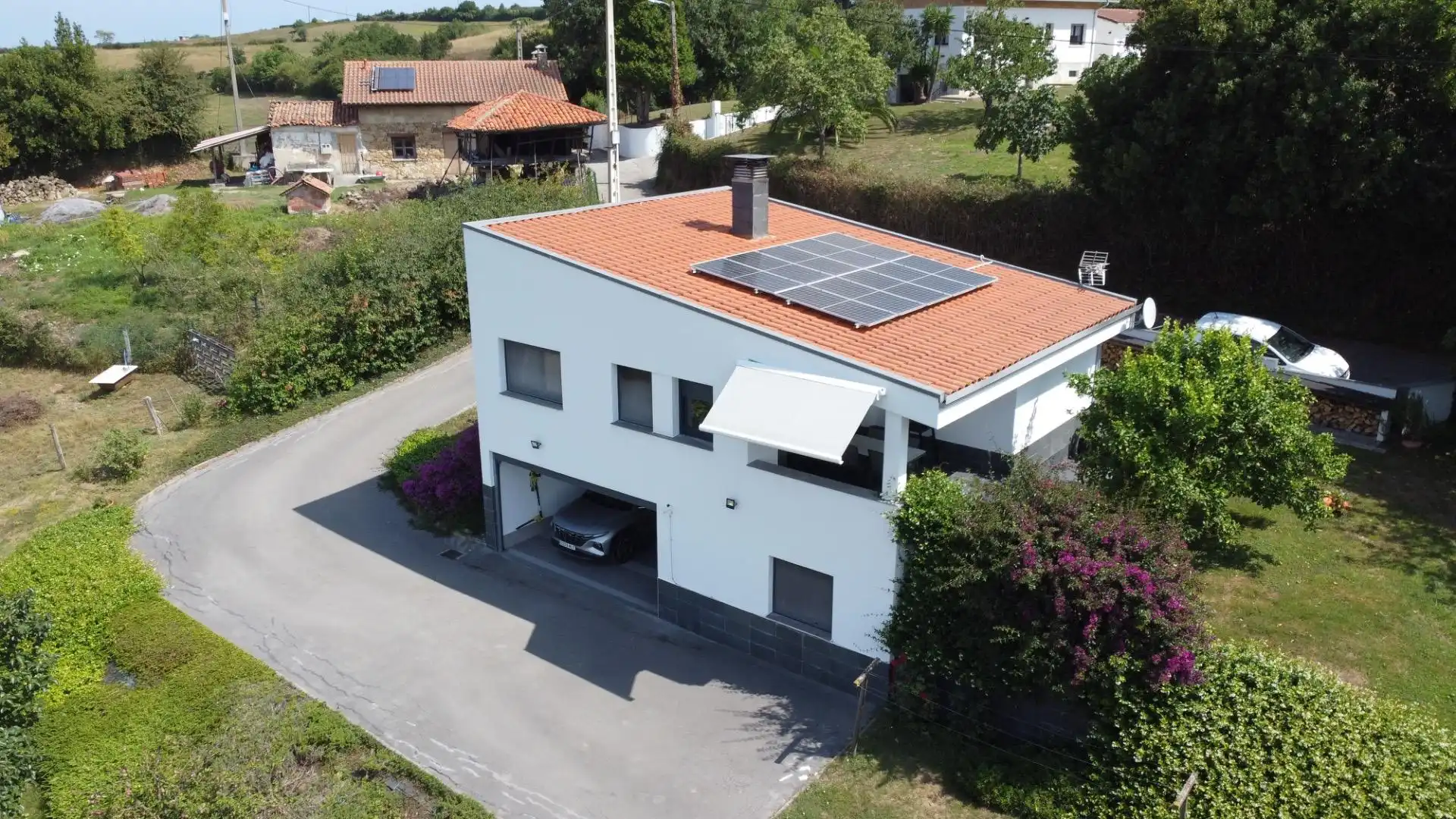 Vista exterior de Casa o chalet en venta en Siero con Calefacción, Jardín privado y Terraza