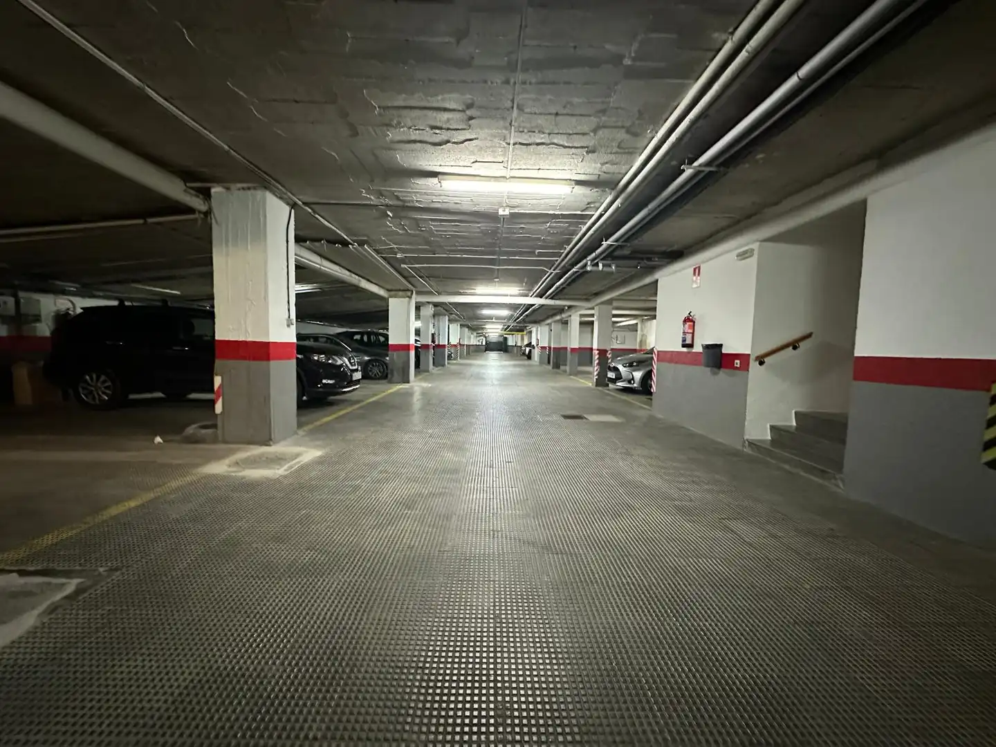 Parking of Flat for sale in Madrid  with Parquet flooring, Terrace and Storage room