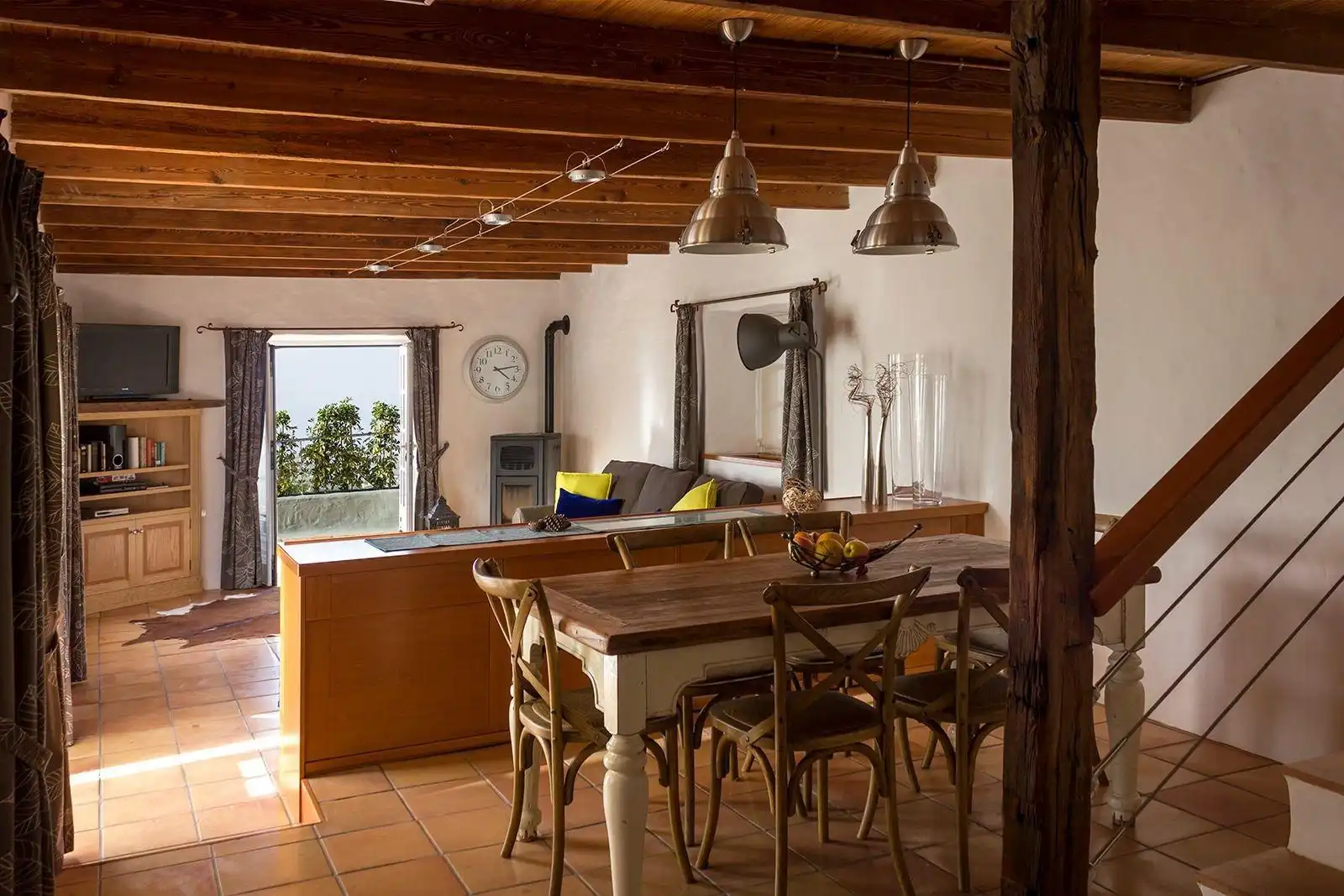 Esszimmer von Country house zum Verkauf in Santa Úrsula mit Privatgarten, Terrasse und Schwimmbad