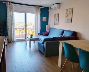 Sala d'estar de Apartament per a compartir en Premià de Mar amb Aire condicionat i Terrassa