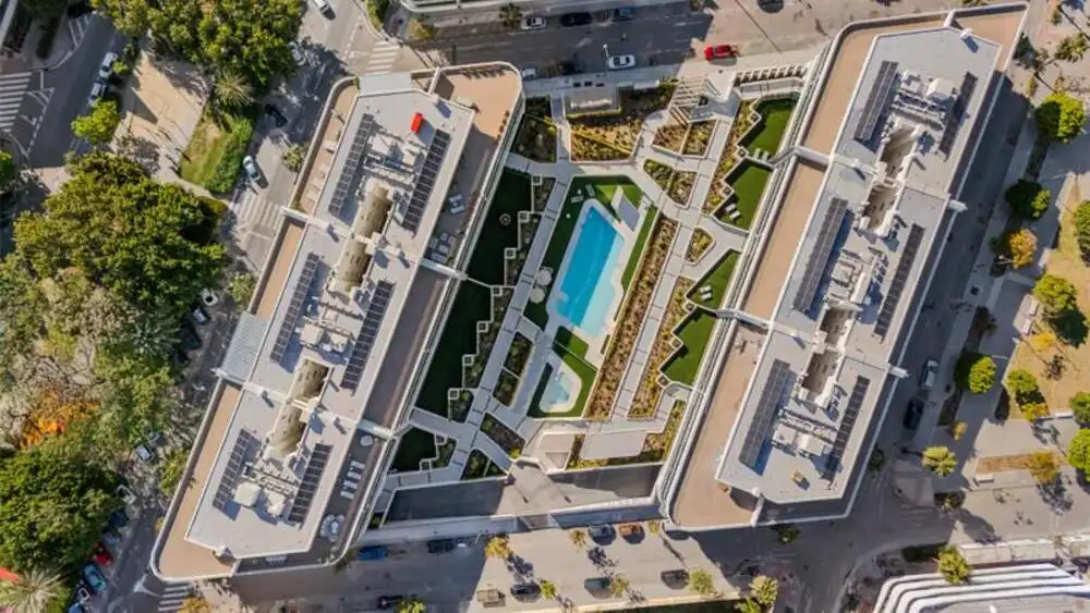 Exterior view of Apartments for rent in Marbella  with Air Conditioner, Terrace and Storage room