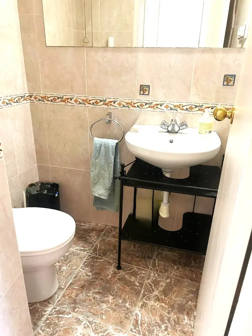 Baño de Piso de alquiler en Murcia con Amueblado, Horno y Lavadora