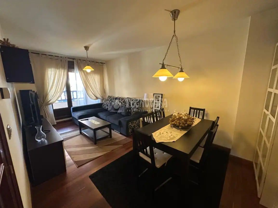 Living room of Flat for sale in Santa María de Cayón  with Heating, Parquet flooring and Terrace