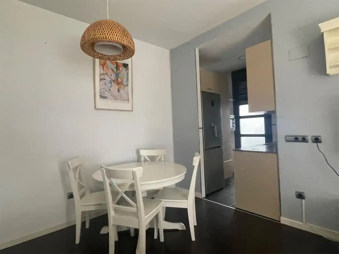Dining room of Flat for rent in Córdoba  with Air Conditioner, Private garden and Parquet flooring