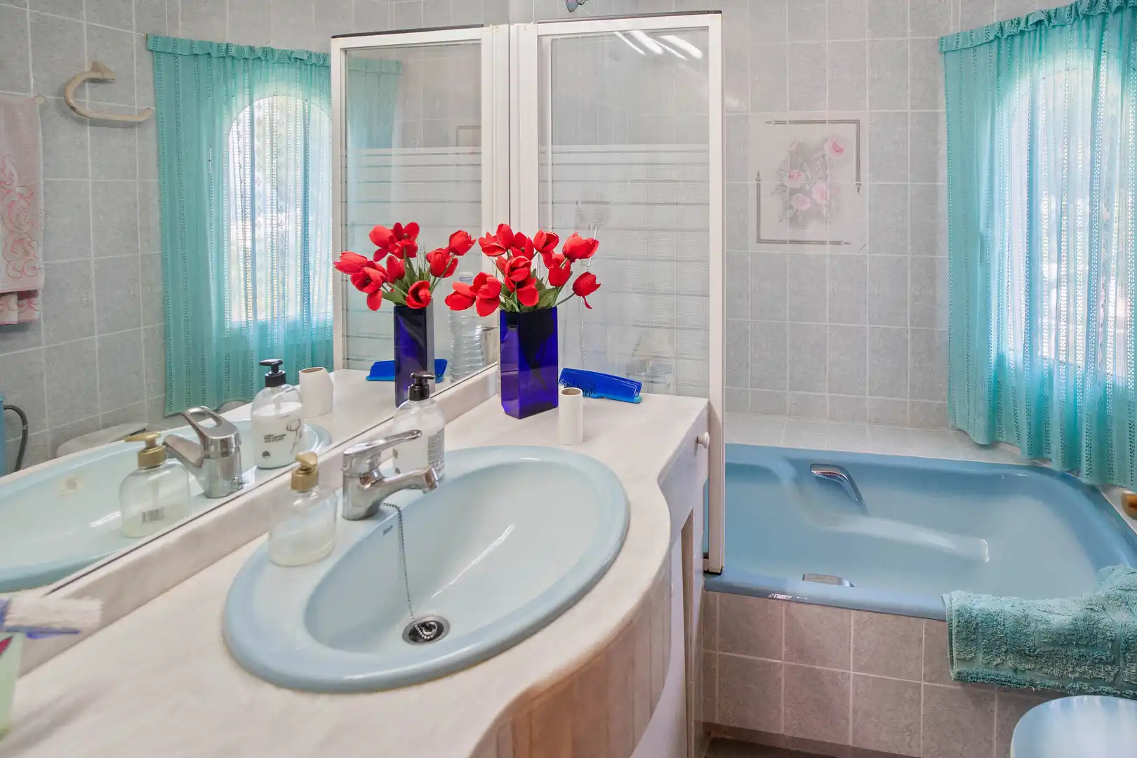 Badezimmer von Country house zum Verkauf in Calvià mit Klimaanlage, Terrasse und Abstellraum