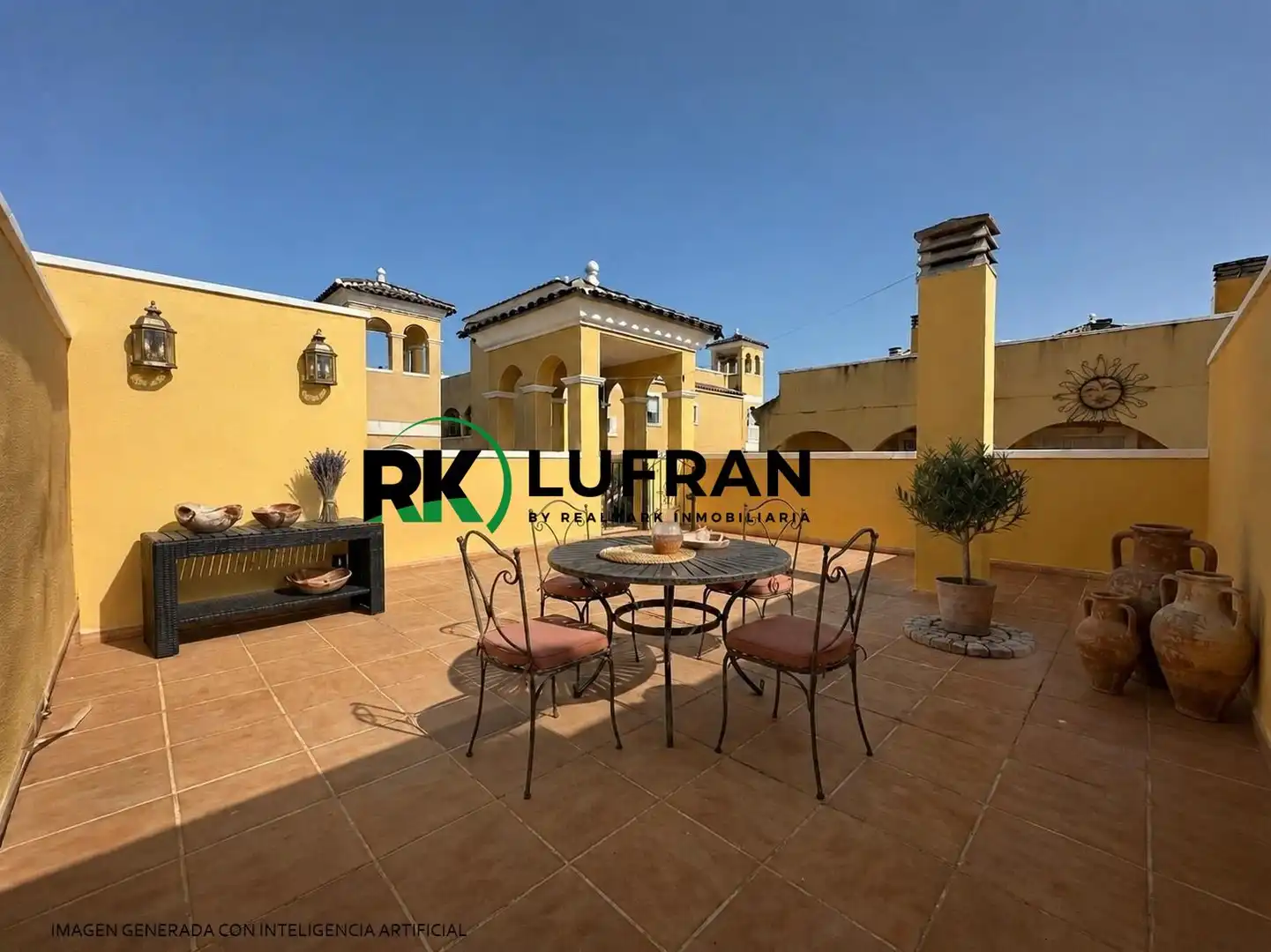 Penthouse with pool for sale in Algorfa