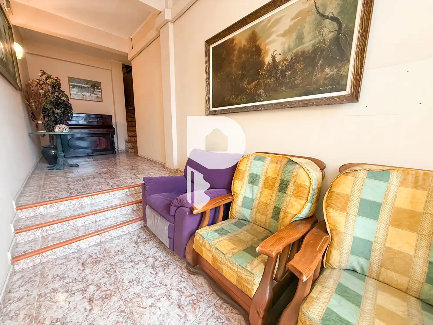 Sala d'estar de Casa o xalet en venda en Sant Vicenç Dels Horts amb Aire condicionat, Calefacció i Terrassa