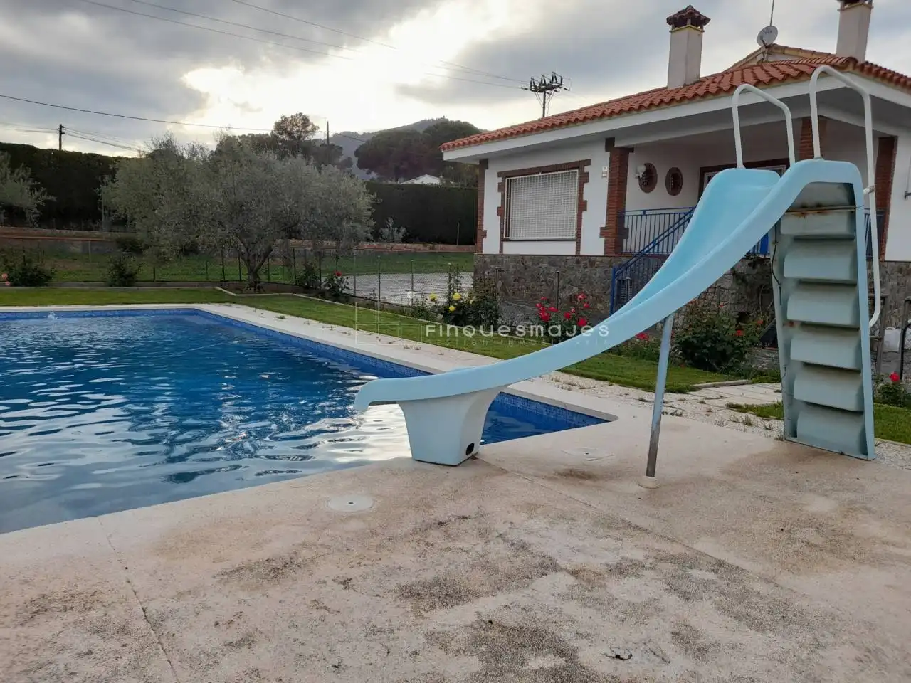 Swimming pool of Country homes for sale in Sentmenat  with Air Conditioner, Heating and Private garden