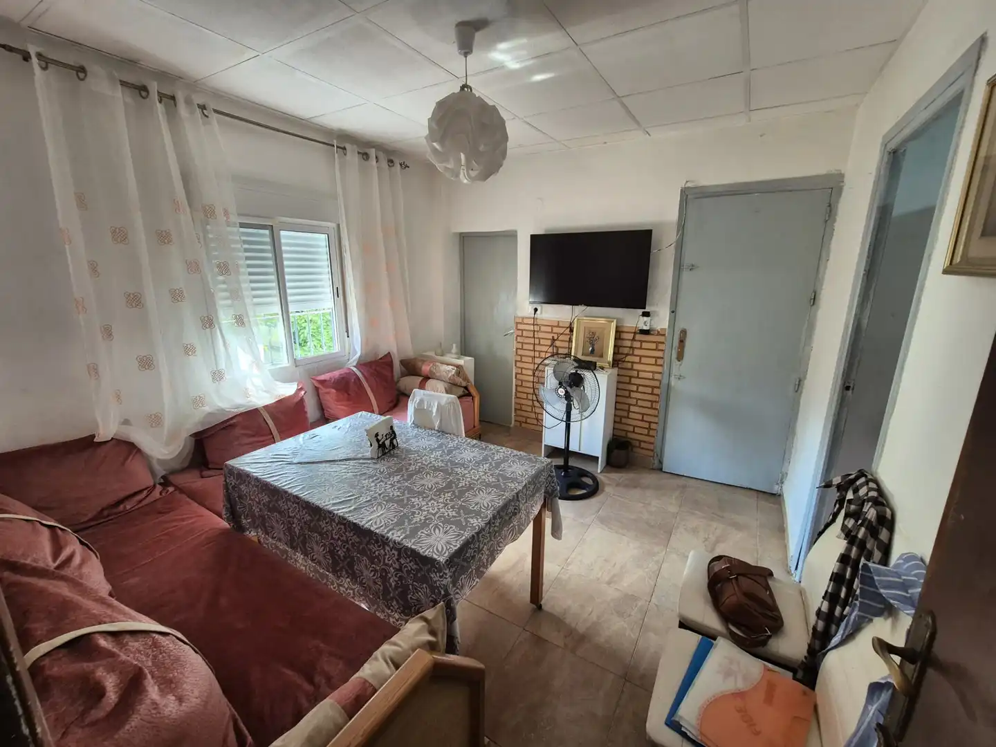 Living room of Country homes for sale in Murcia  with Air Conditioner, Private garden and Furnished