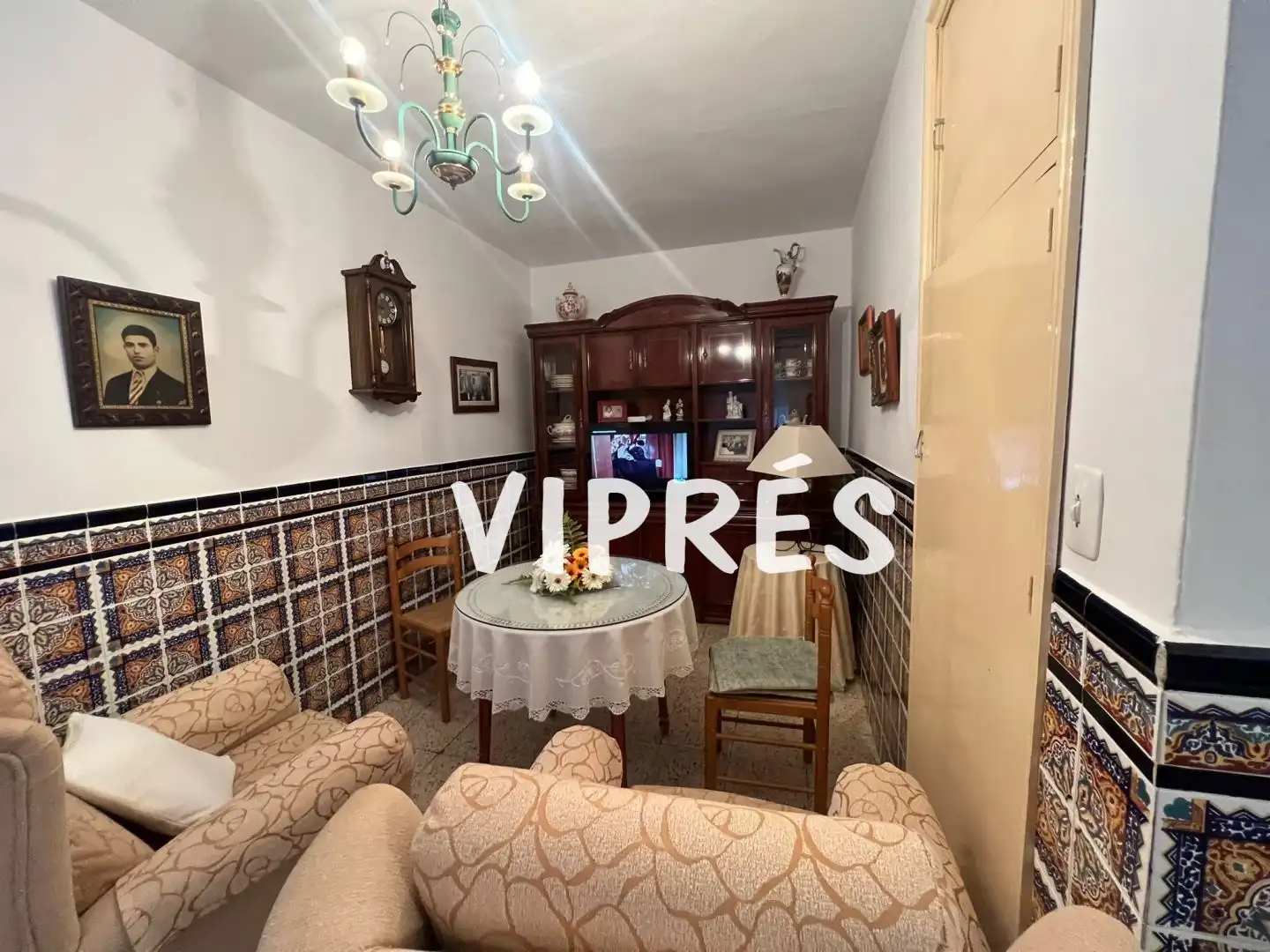 Living room of Houses for sale in Alange  with Furnished