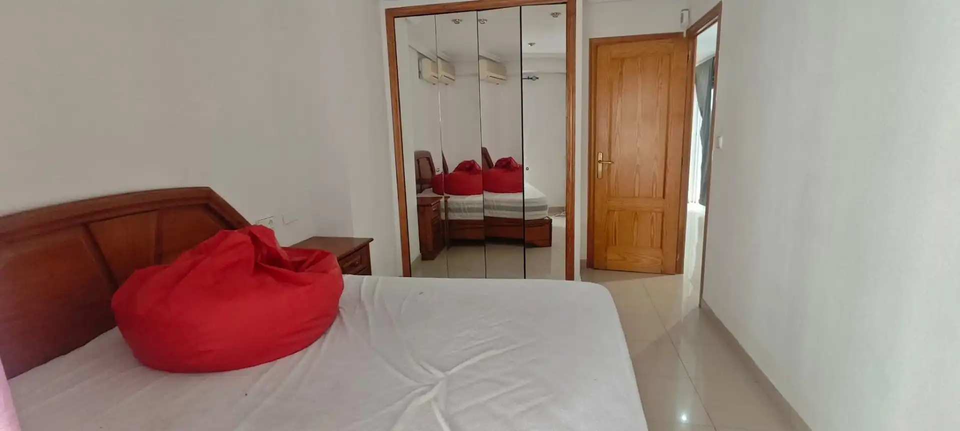 Bedroom of Flat for sale in Elche / Elx  with Air Conditioner and Balcony
