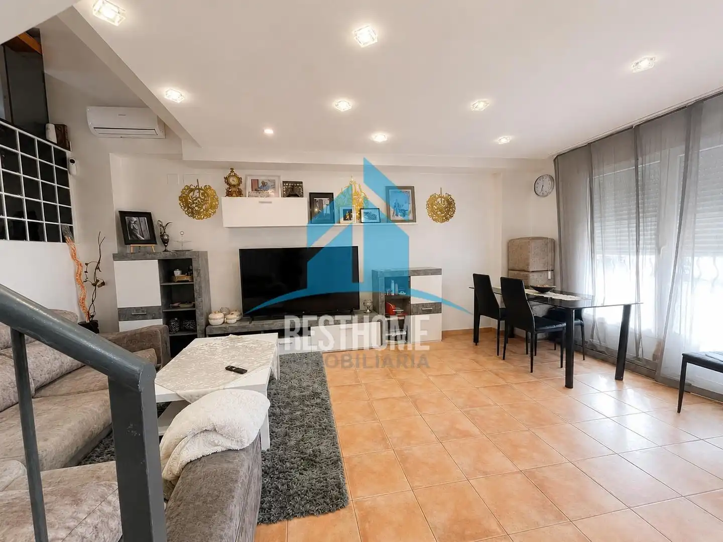 Sala de estar de Casa adosada en venta en Favara con Terraza, Trastero y Balcón