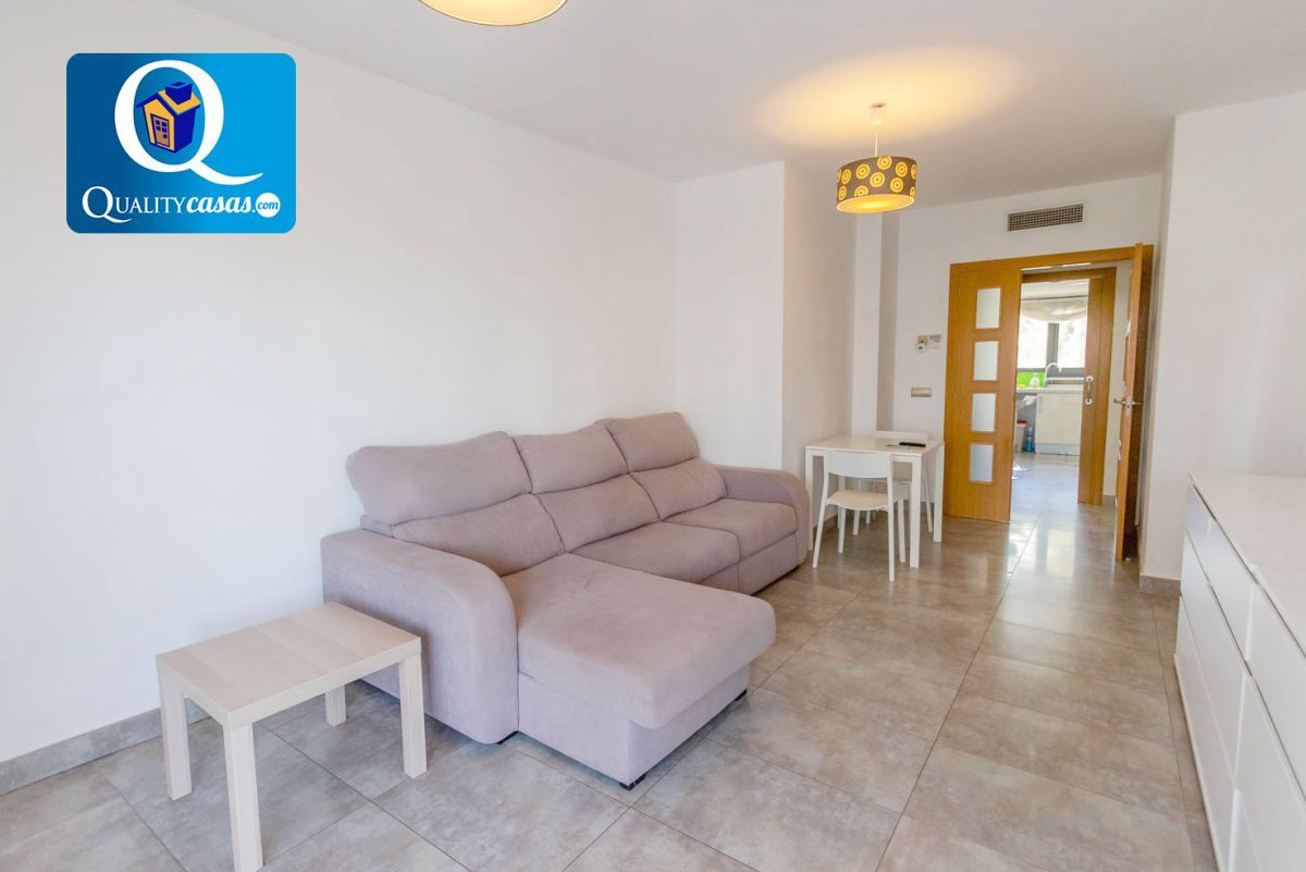 Sala de estar de Piso en venta en Alicante / Alacant con Aire acondicionado, Terraza y Trastero