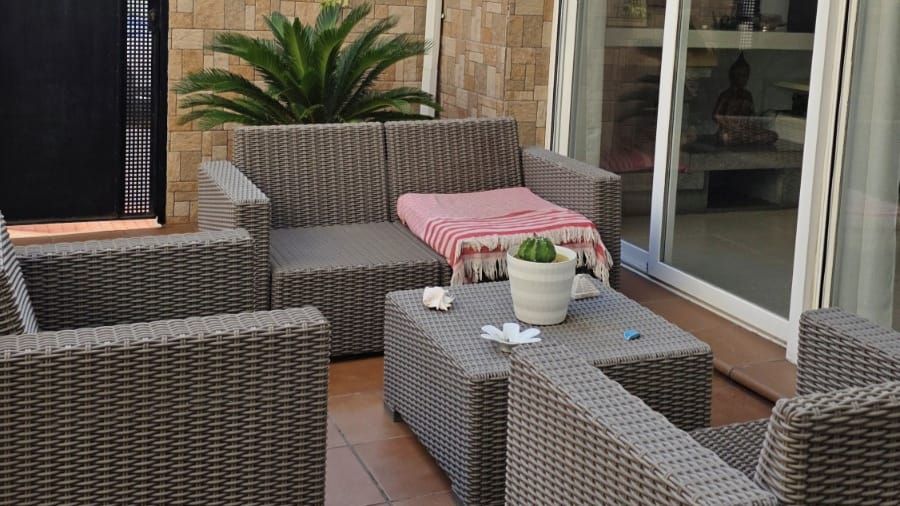 Terrassa de Casa adosada en venda en Lloret de Mar amb Calefacció, Jardí privat i Terrassa