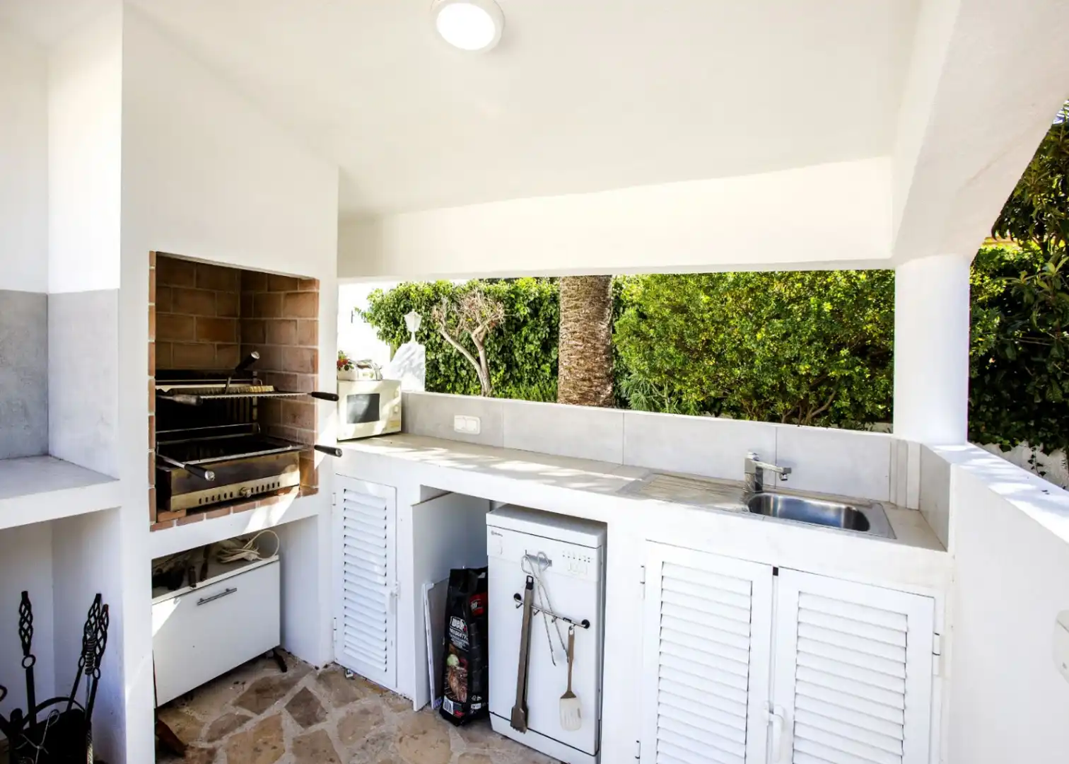 Garden of Houses for sale in Calpe / Calp  with Air Conditioner, Heating and Private garden