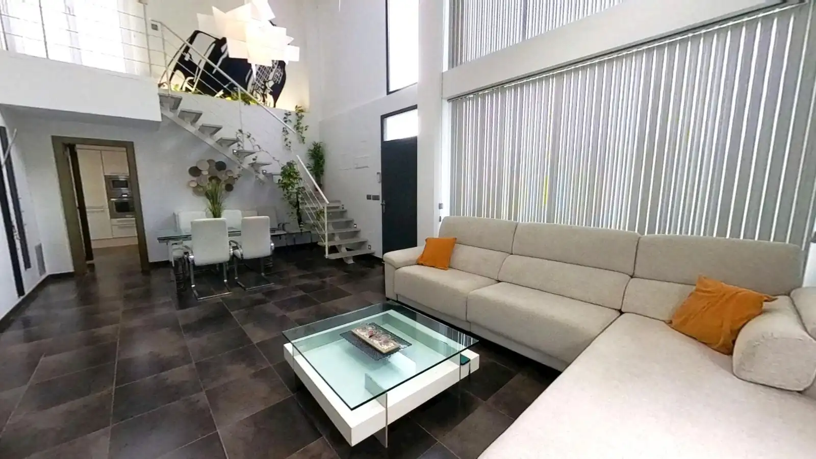 Wohnzimmer von Haus oder Chalet zum Verkauf in Cullera mit Klimaanlage, Heizung und Terrasse