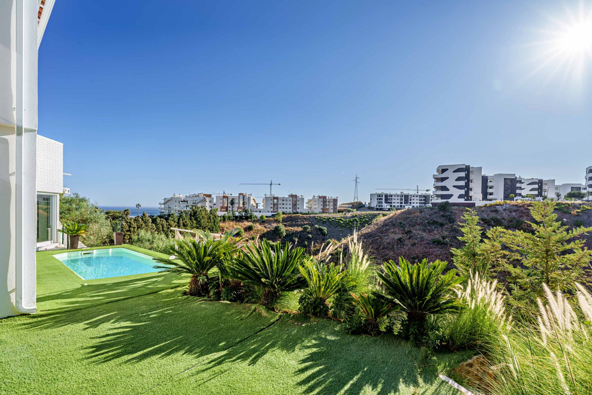 Garden of Single-family semi-detached for sale in Benalmádena  with Air Conditioner, Private garden and Terrace