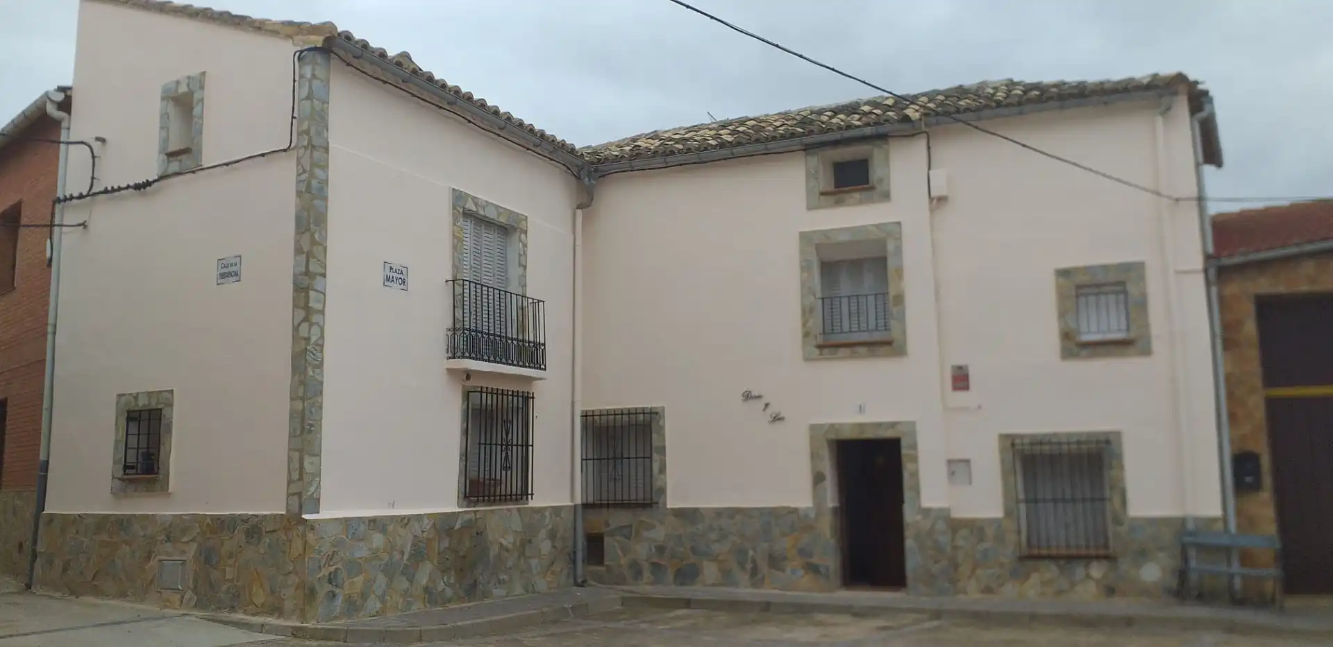 Exterior view of Country homes for sale in Arcos de Jalón  with Private garden, Parquet flooring and Storage room