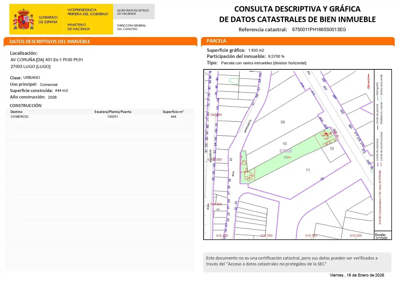 Local comercial en venta en Avenida de la Coruña 401, imagen 9