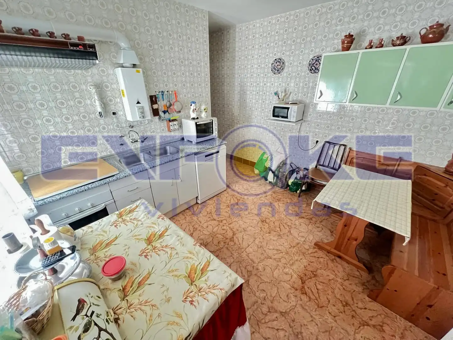 Cocina de Casa o chalet en venta en Benquerencia de la Serena con Terraza, Trastero y Amueblado