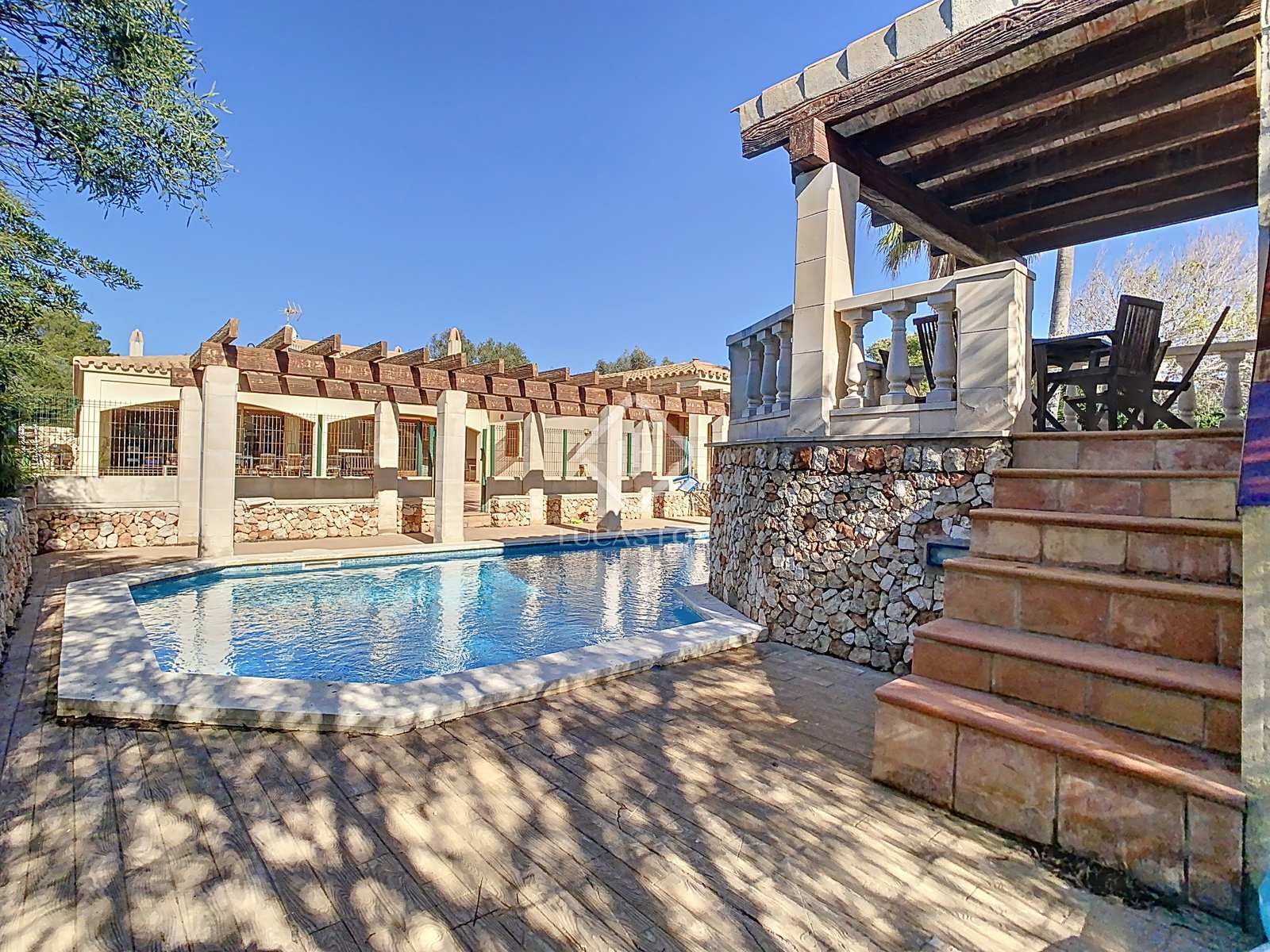 Swimming pool of House or chalet for sale in Sant Lluís  with Air Conditioner, Heating and Terrace