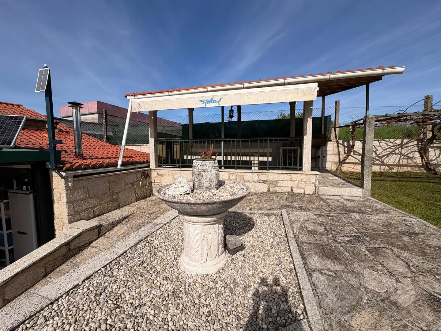 Terraza de Casa o chalet en venta en Santiago de Compostela  con Calefacción, Jardín privado y Terraza