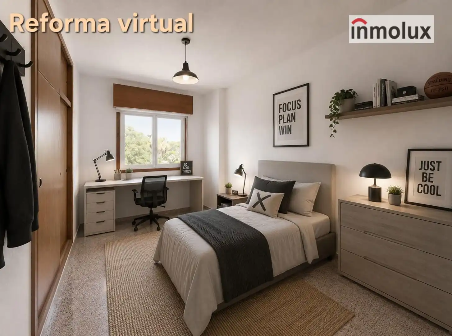 Schlafzimmer von Wohnung zum Verkauf in Alicante / Alacant mit Klimaanlage, Heizung und Terrasse