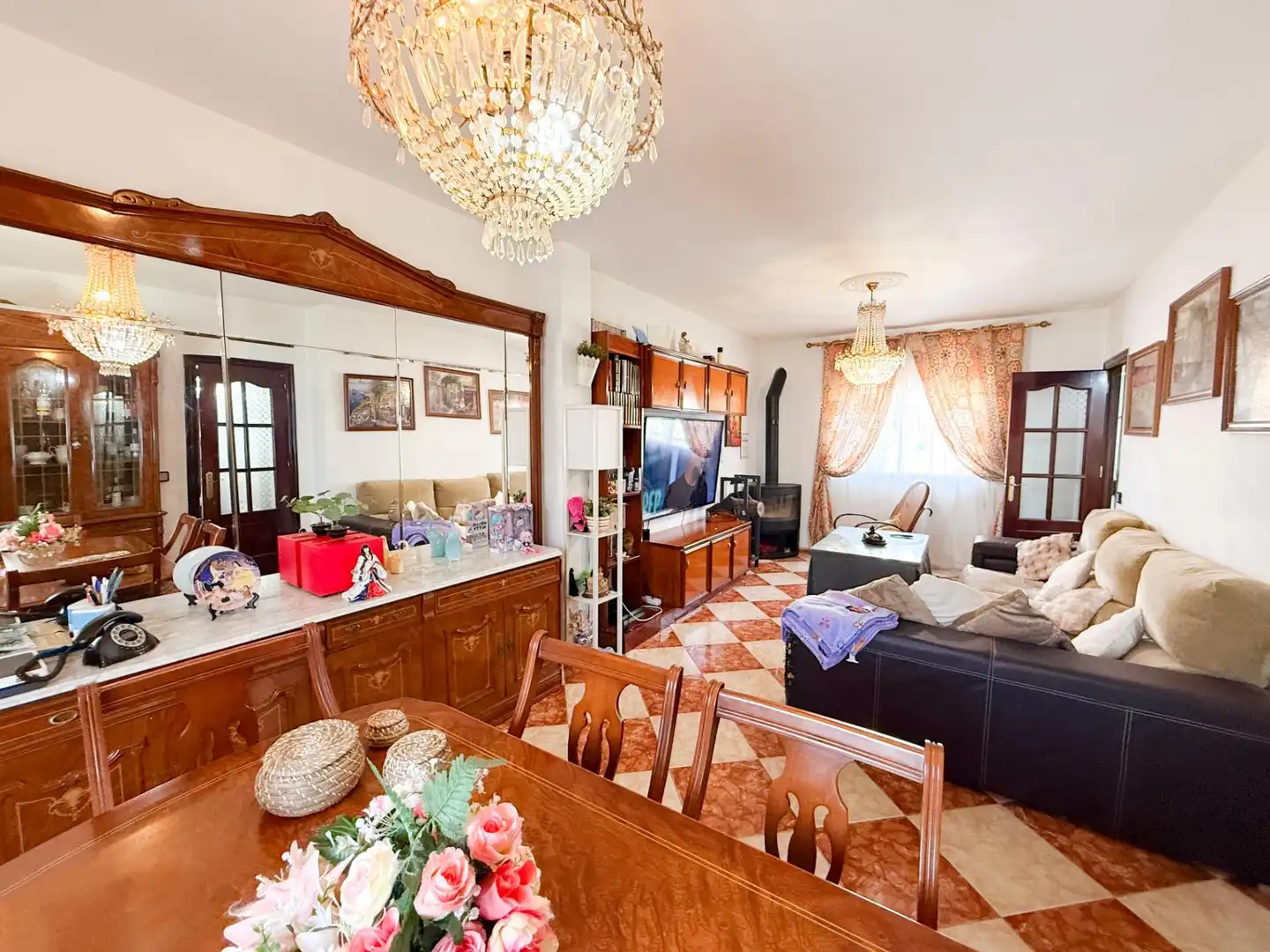 Living room of Houses for sale in Puerto Real  with Air Conditioner and Balcony