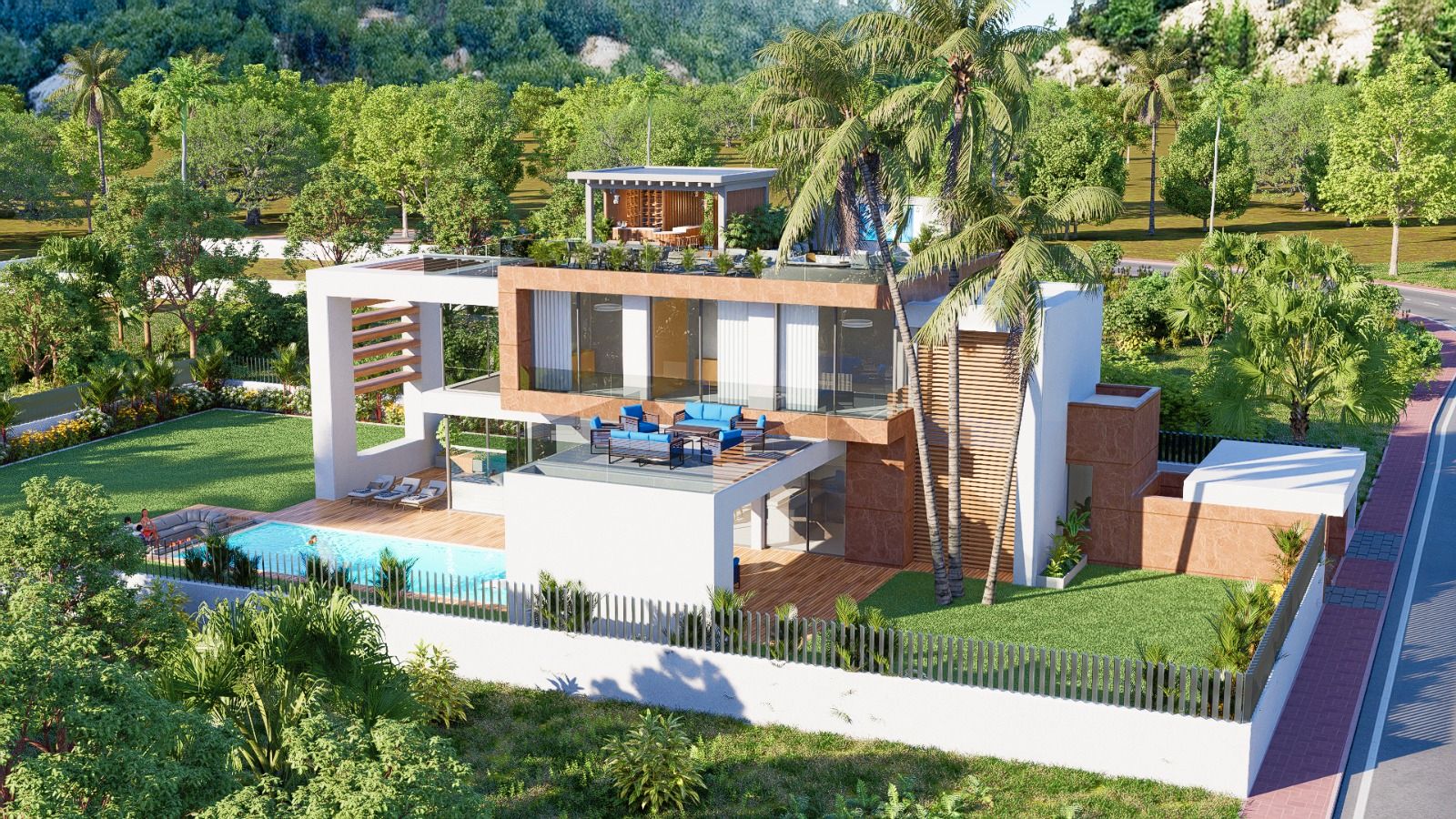 Exterior view of House or chalet for sale in Estepona  with Private garden and Swimming Pool