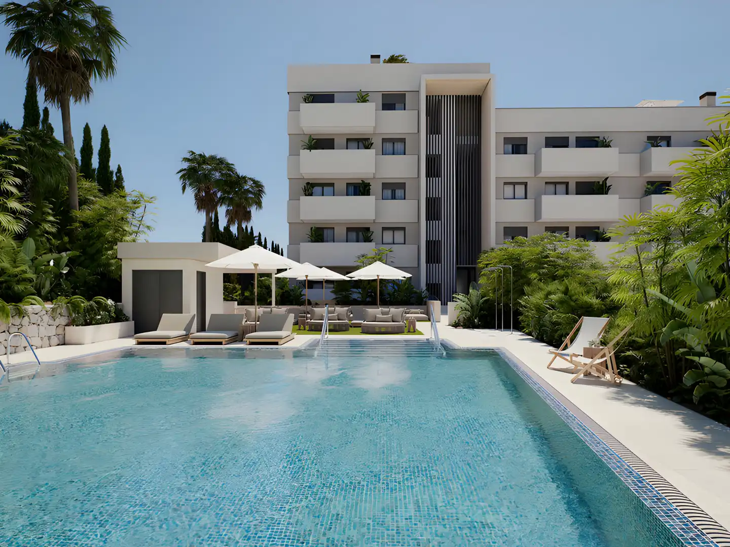 Apartamento con piscina en venta en Estepona Pueblo, imagen 23