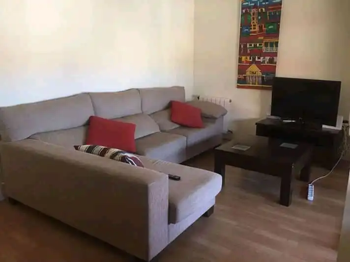Wohnzimmer von Wohnung zur Miete in Vilanova i la Geltrú mit Heizung, Terrasse und Möbliert