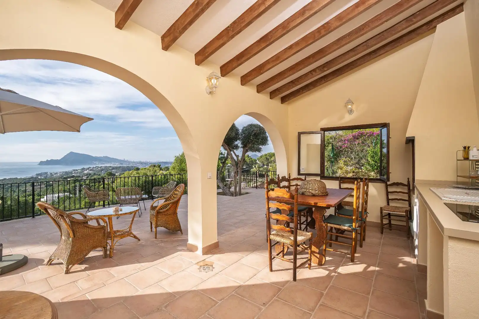 Terraza de Casa o chalet en venta en Altea con Aire acondicionado, Calefacción y Piscina