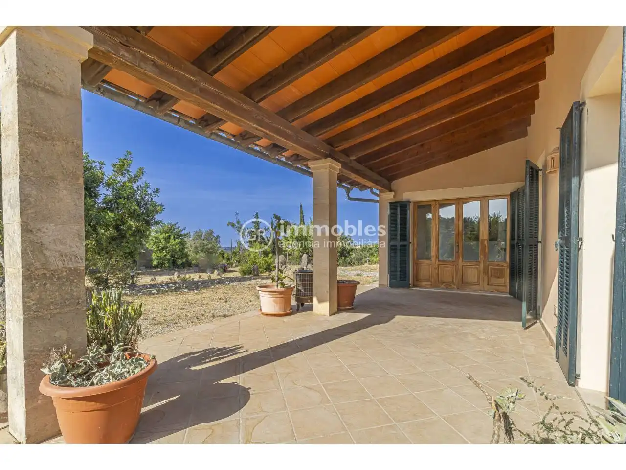 Terraza de Casa o chalet de alquiler en Alaró con Aire acondicionado, Calefacción y Jardín privado