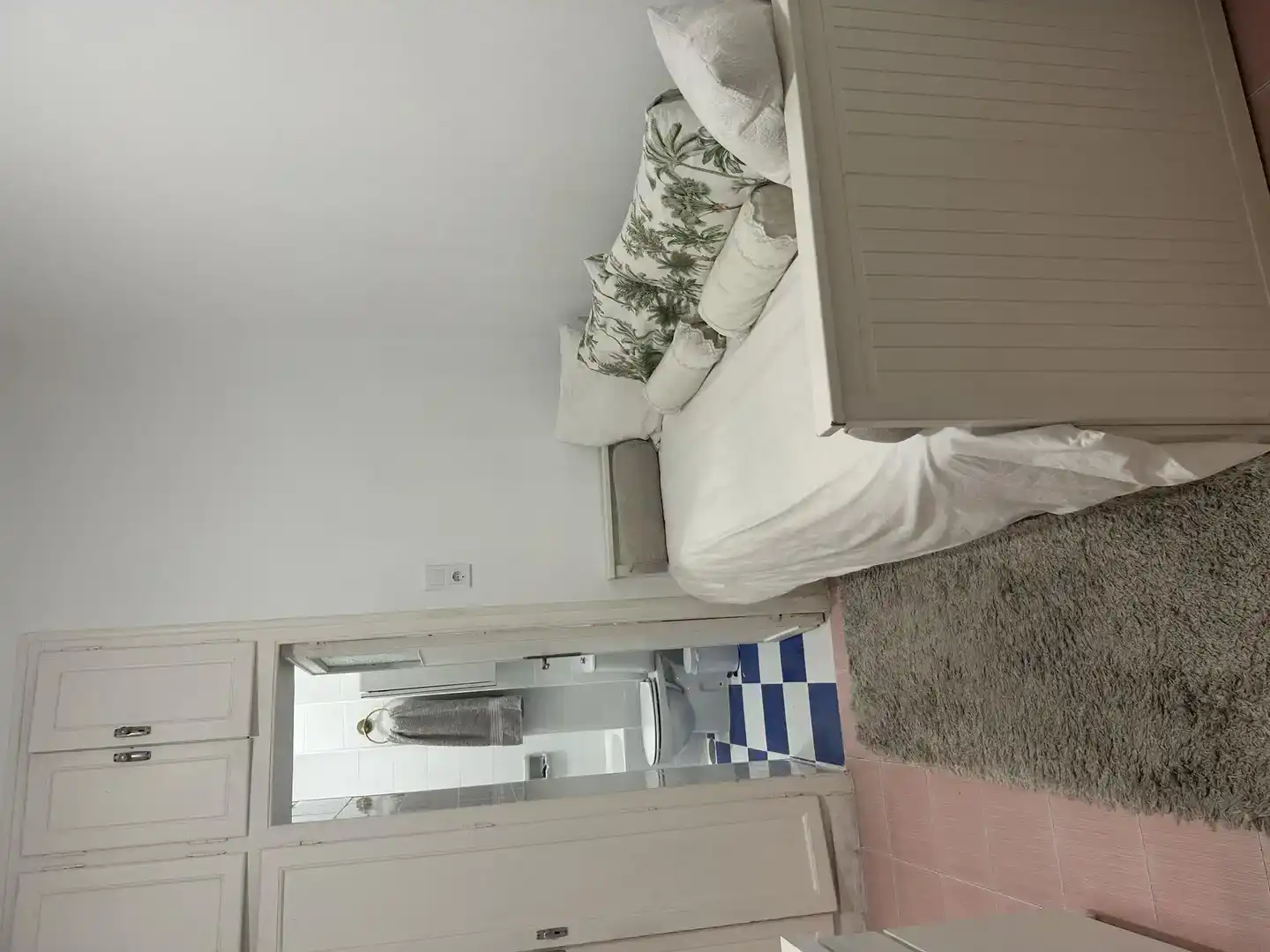 Schlafzimmer von Wohnung zur Miete in  Madrid Capital mit Klimaanlage