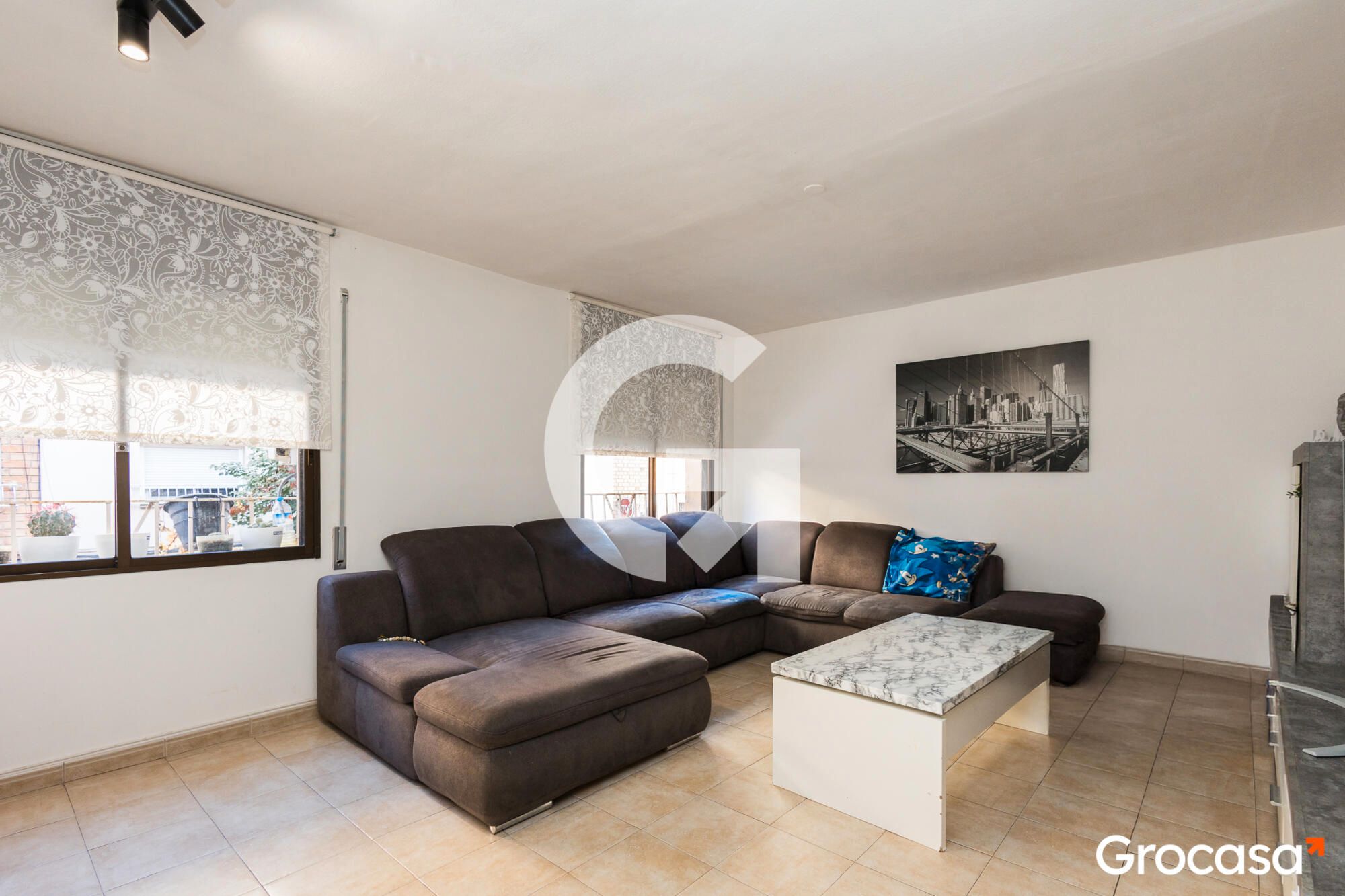 Sala d'estar de Pis en venda en Sant Boi de Llobregat amb Aire condicionat