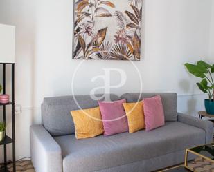 Living room of Flat to rent in  Valencia Capital  with Air Conditioner, Heating and Furnished