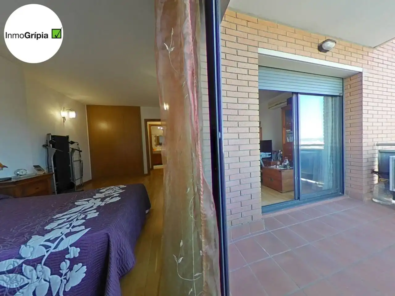 Schlafzimmer von Wohnung zum Verkauf in Terrassa mit Klimaanlage, Heizung und Parkett