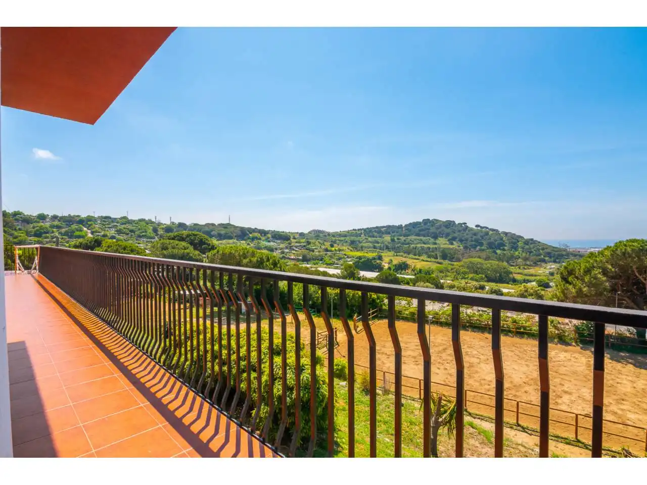 Terrassa de Finca rústica en venda en Argentona amb Aire condicionat, Calefacció i Jardí privat
