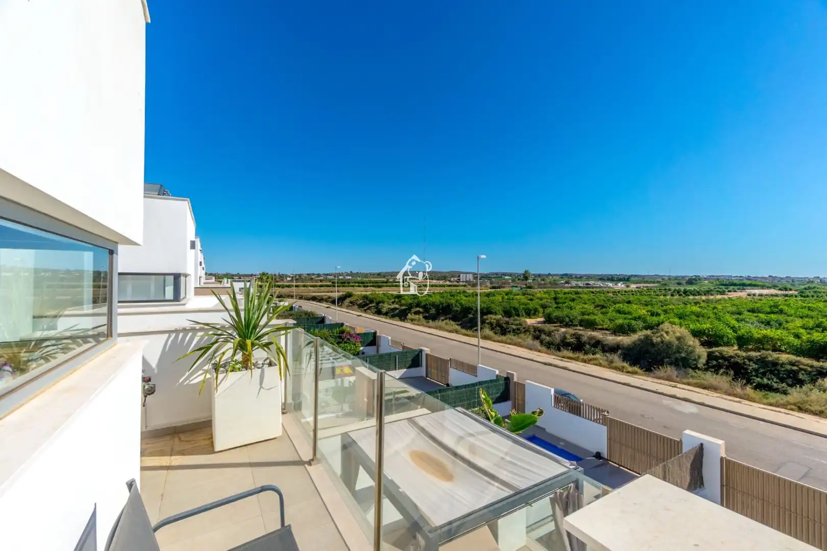 Terraza de Casa o chalet de alquiler en Guardamar del Segura con Aire acondicionado, Jardín privado y Terraza