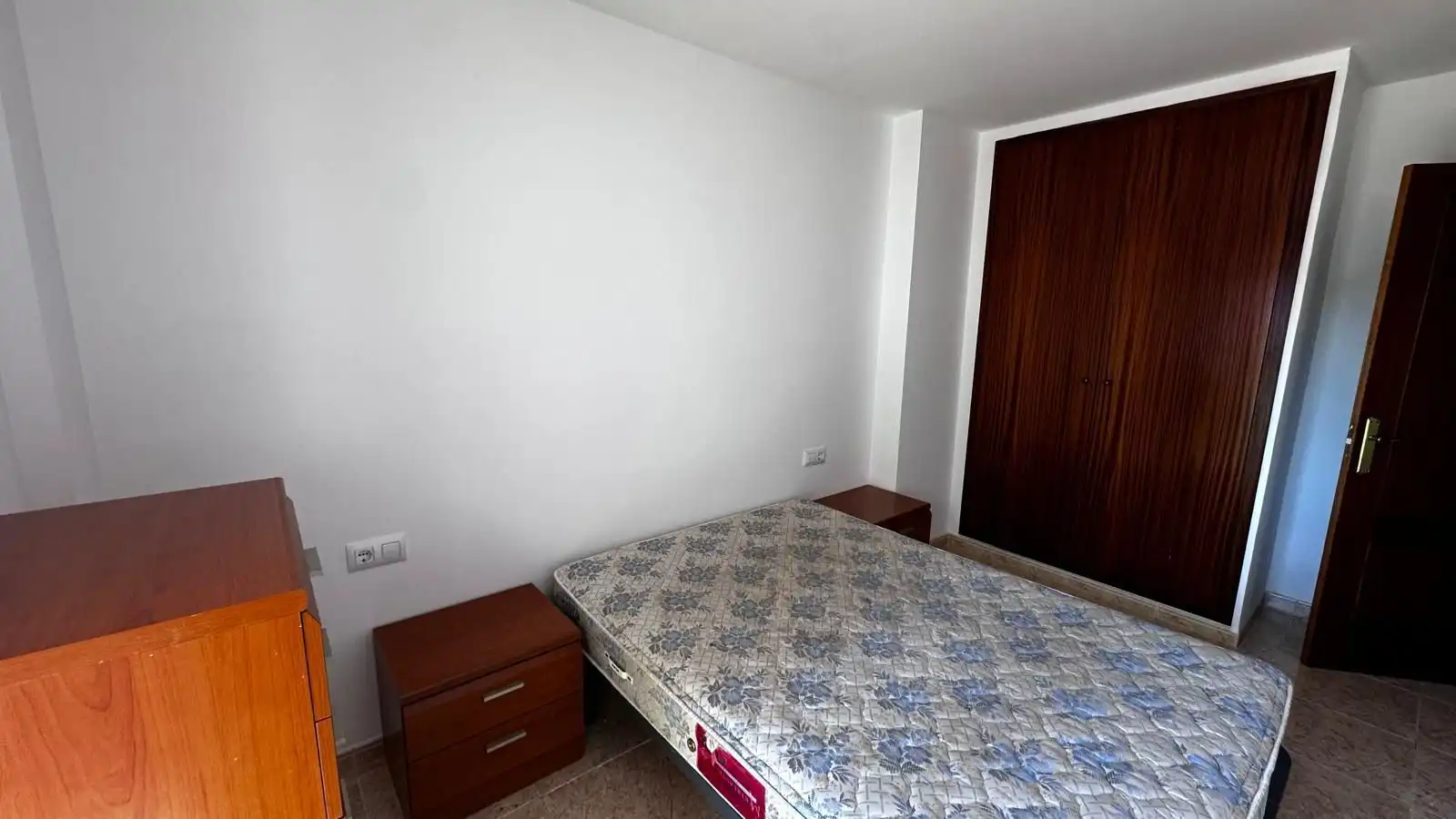 Bedroom of Flat for rent in Roquetes  with Heating, Terrace and Furnished