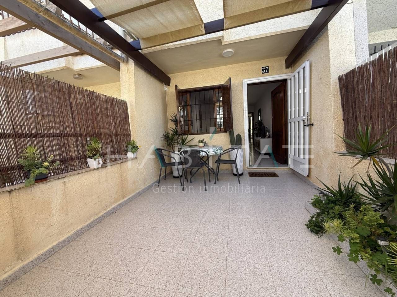 Garten von Maisonette zum Verkauf in San Pedro del Pinatar mit Klimaanlage und Privatgarten