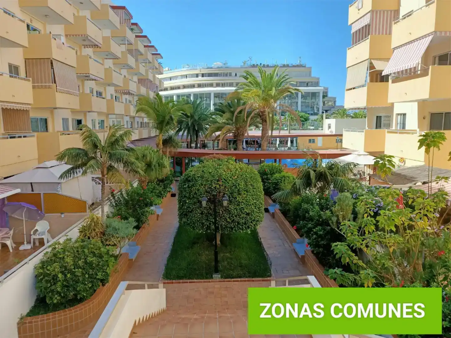 Vista exterior de Piso en venta en Arona con Aire acondicionado, Piscina y Amueblado