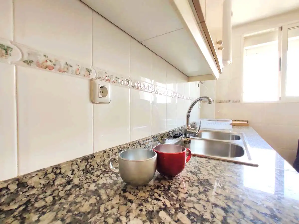 Cocina de Apartamento en venta en Canet d'En Berenguer con Terraza, Amueblado y Piscina comunitaria
