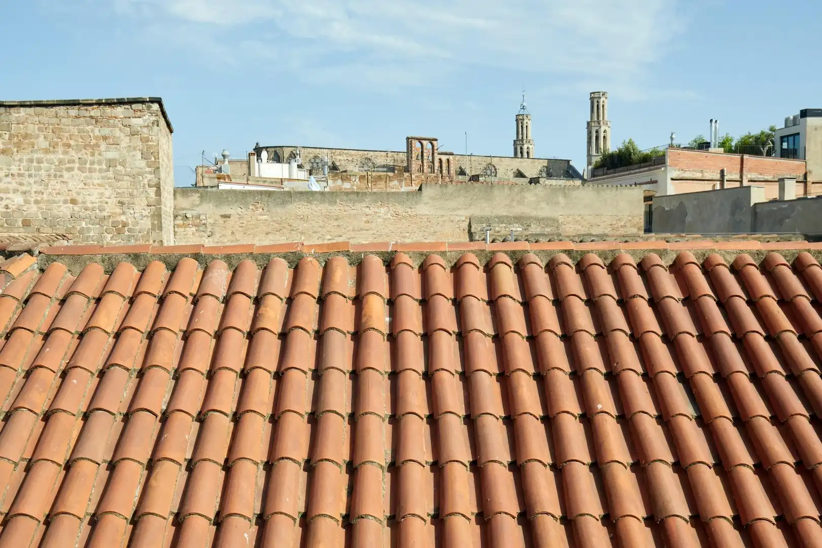 Exterior view of Attic for sale in Barcelona  with Air Conditioner, Heating and Terrace