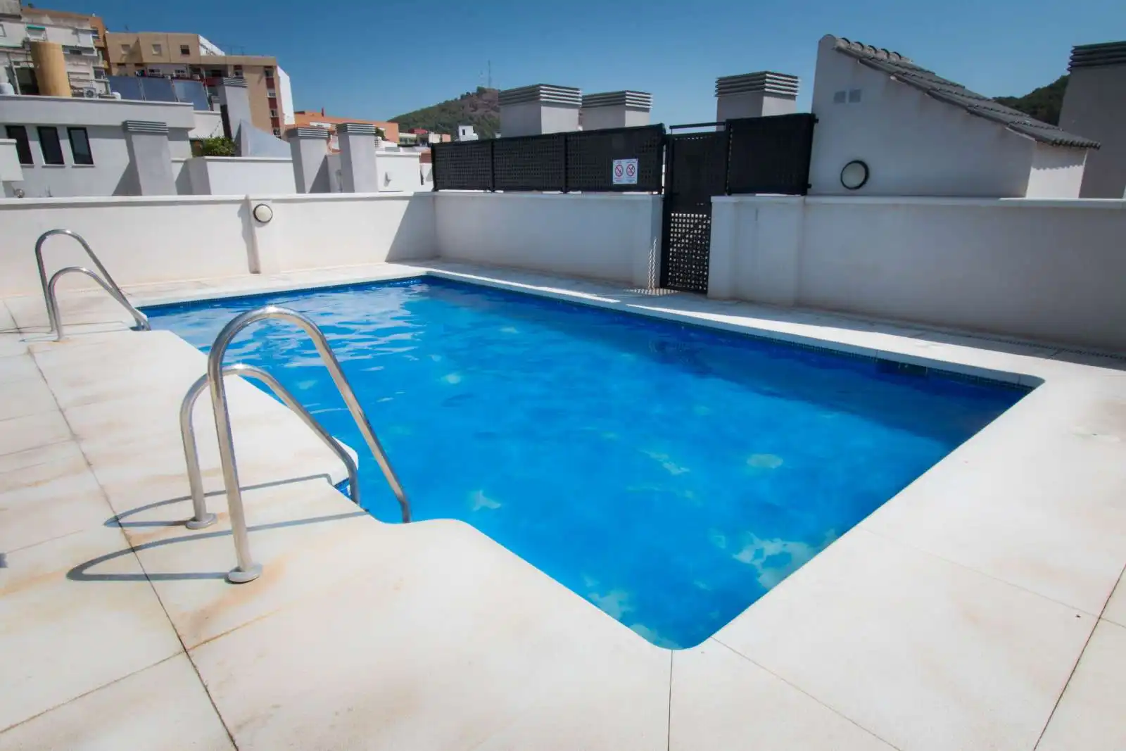 Piscina de Apartament per a compartir en Málaga amb Aire condicionat, Calefacció i Terrassa